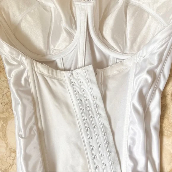 Va Bien 36 C Strapless Bridal Corset Multi Hook Customizable Shaping Long Torso - Picture 6 of 15